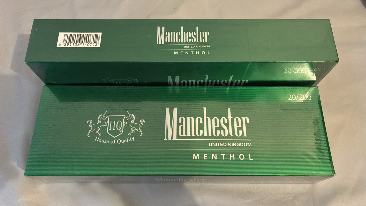 Manchester Menthol (10 Packs)